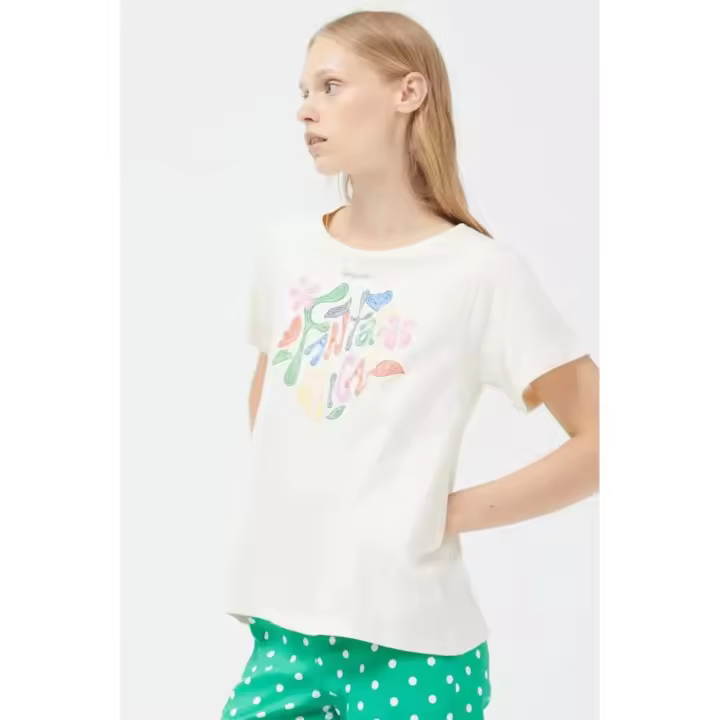 Compañia Fantastica Camiseta Mujer Print Fantástica - 1