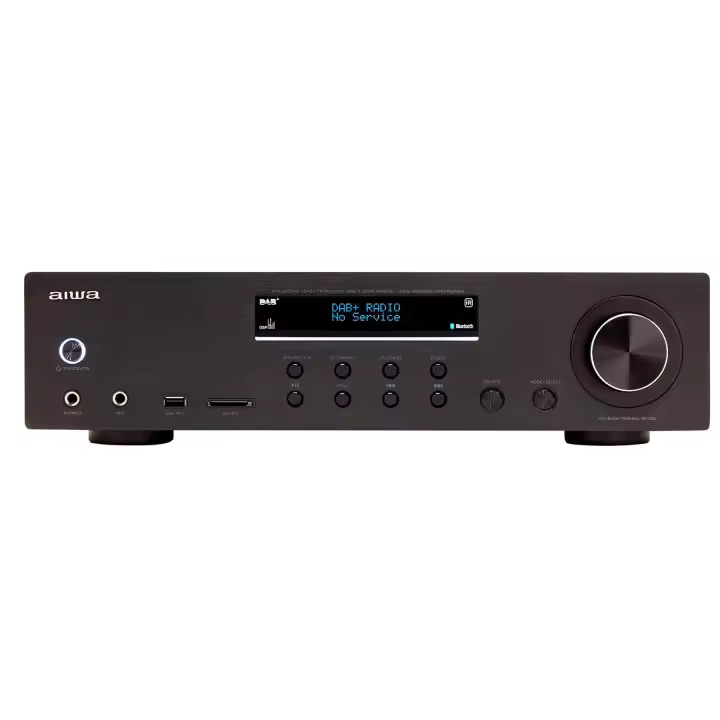 aiwa AMR-200DAB Black / Amplificador estéreo de alta potencia 200W - 1