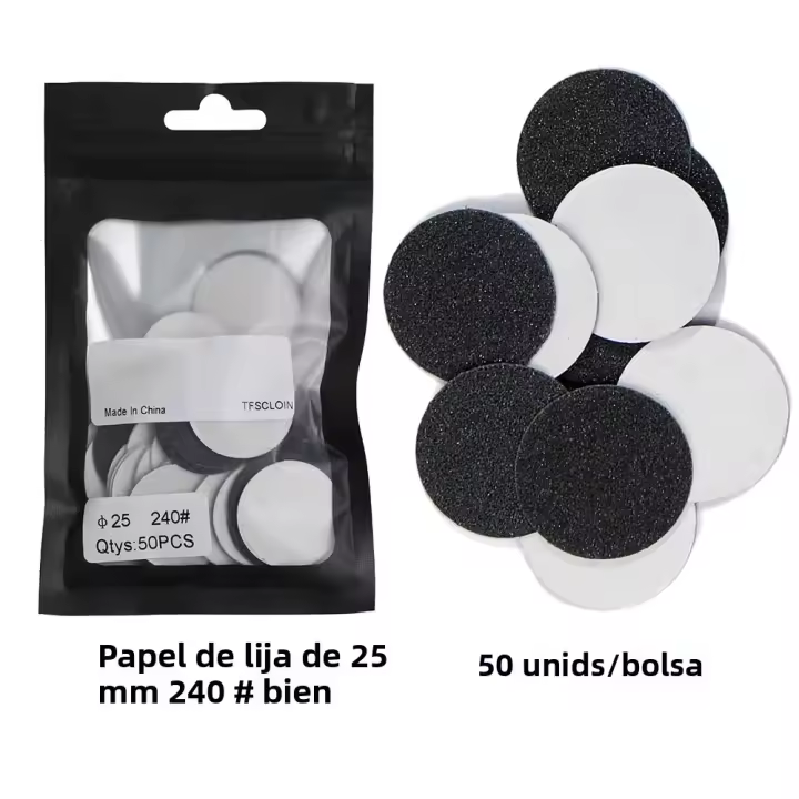 Papel De Lija Para Pedicura Reemplazo Accesorios De Cuidado Del Pie Eliminación De Piel Muerta Y Callos Herramienta De Manicura Para Manos Y Pies - 1