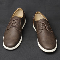 Zapatos Casuales De Cuero Para Hombre 7-13 Moda Cómodos 2024 Marca Suela De Goma Antideslizante Talla Verdadera - details 1