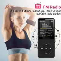 Reproductor MP3 Bluetooth 5.0 Sport 64GB con pantalla TFT a color de 1,5 pulgadas, mini reproductor de música con clip, admite tarjeta SD de hasta 128GB, con botón de volumen independiente, radio FM, podómetro - details 9