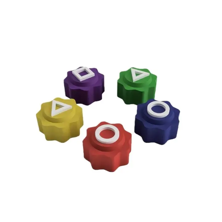 Juego Coreano Folclórico De Dados Para Fiesta Props De Cuadrado Circulo Triangulo Piedra Atrapadora Para Niños Set Gonggi Jack Para Familia - 1