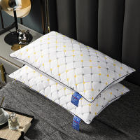 Almohada Ajustable De Algodón Para Hoteles Estilo Hotel Suave Y Transpirable 3D Soporte Cervical Para Dormitorios Y Hoteles 18.9x29.13In - details 4