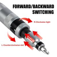 Kit De Destornilladores Manuales De Impacto 7/12 PCS Portátil Y Reversible Para Reparación Doméstica Sin Cable Herramienta De Mantenimiento Con Varillas De Acero Cromo Vanadio - details 6