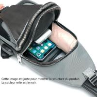 Bolso de pecho para hombre, impermeable, Bandolera, para Cycling, senderismo, mochila de alta calidad, color Negro - details 2