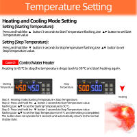 Controlador De Temperatura Digital STC-3008 110V 220V DC 12V 24V Con Sensor De Humedad Termotermómetro Dual Salida De Relé Para Calefacción Y Enfriamiento - details 2