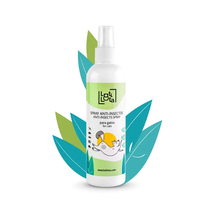 SPRAY LOTI LOTA ANTI INSECTOS GATOS 250ml. - 1