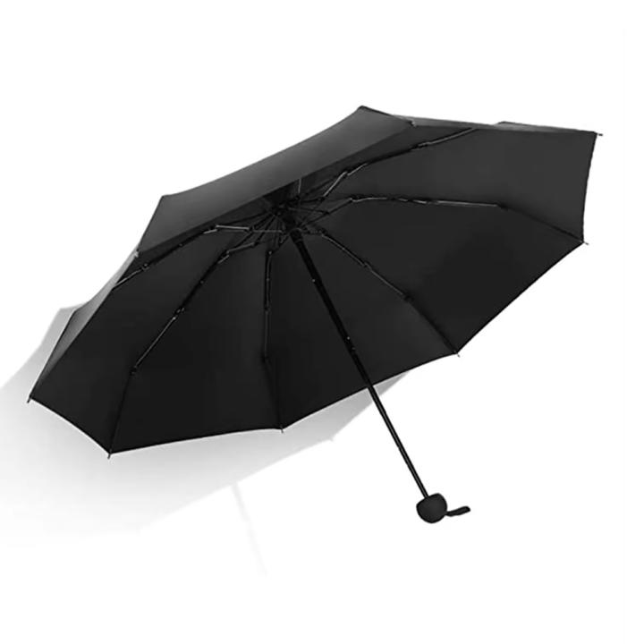 Mini Paraguas Plegable Resistente al Viento para Viajes