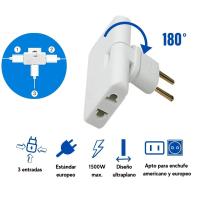 Banner - Adaptador enchufe Plano de Toma de Pared