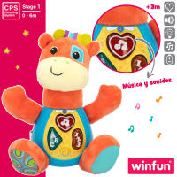 Winfun Peluche jirafa que habla c/luces en español - details 2