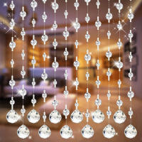 Cortina De Bolas De Cristal Para Sala De Estar Y Dormitorio Decorativa Para Bodas Y Fiestas Cortina De Vidrio Moderna Para Ventana - details 3