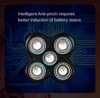Kit De Aseo Eléctrico 4 En 1 Para Hombres Cepillo De Barba Recargable Con 5 Cuchillas Rotativas Afeitadora Para Cabeza Nariz Orejas Y Barba - details 3