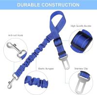 Cinturón de Seguridad de Coche para Perros Gato, 2PCs Arnés del Cinturón de Nylon Ajustable Universal - details 0
