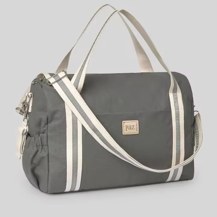 Bandolera maternal polipiel Westy Paz Rpodriguez color gris Peltre - 1