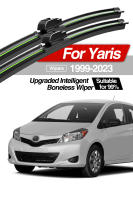LimpiaParabrisas Antigolpes Para Toyota Yaris 1999-2023 Plegables En 2 Piezas Accesorios Para Ventanas Delanteras Material De Goma Natural Tamaño Original Del Coche - details 0