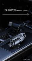 Martillo De Seguridad Para Coche 2-en-1 Rompe Ventanas Y Cortador De Cinturones De Seguridad Herramienta De Escape En Emergencias - details 6