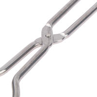 Pinzas De Crucible Profesionales En Acero Inoxidable Grueso Plomería Y Fundición Herramientas De Joyería Clip De Esterilla Cromado - details 2