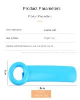 Aguja De Botella Portátil Universal Antideslizante Ahorcado De Botellas De Cerveza Multifuncional Y Portátil Para La Cocina Gadgets De Cocina - details 4