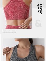 Soutien-gorge Push up Respirable Para Mujeres Deporte Running Yoga Fitness Transpirable Y Elástico Underwear Deportivo - details 12