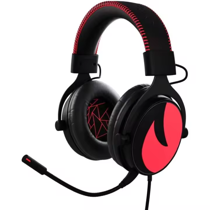 Auriculares gaming Flamefall Asterion - Auriculares gaming HD 7.1 con drivers de 53mm, micrófono con cancelación de ruido y espuma con efecto memoria - 1