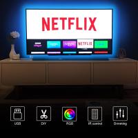LED Strip Lights RGB 5050 USB Para Iluminación De Fondo De TV Control Remoto Infrarrojo De Larga Distancia Luz Neón Para El Hogar Colorido - details 3