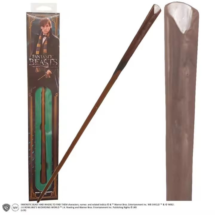 Noble Collection - Varita Mágica Animales Fantásticos Newt Scamander 38 Cm - 1