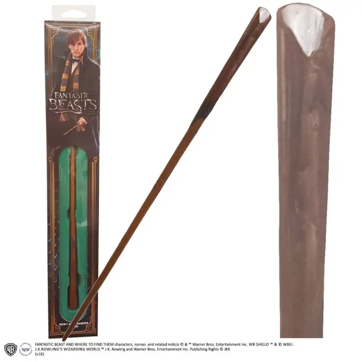 Noble Collection - Varita Mágica Animales Fantásticos Newt Scamander 38 Cm - 1