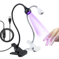 Nuevo Lámpara UV LED Para Secado De Polvo De Uñas Clip-On Flexible Mini USB Secador De Uñas Portátil Herramientas De Manicura Para Salón De Belleza - details 2
