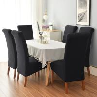 Cubierta De Silla Jacquard Talla XL Stretch Para Comedor Anti Suciedad Fundas De Asiento Modernas Para Bodas Y Cocinas - details 7