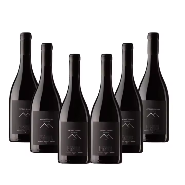 Etiqueta Negra, Antonio Serrano Viticultor, Vino Tinto Reserva, caja de 6, 24 meses barrica. - 1