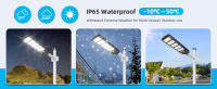 Aigostar - 150W Farola solar LED exterior con sensor de movimiento, mando a distancia, 1500LM luz blanca. Foco solar LED potentes con temporizador, impermeable protección IP65. No incluye soporte - details 1