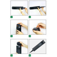 Lámpara Solar Para Jardín Control Inteligente Impermeable Decoración De Camino Luz Nocturna Para Jardín Fuente De Energía Solar ABS LED Moderno - details 14