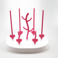 Estante De Secado Para Botellas De Bebé Y Accesorios Forma De Árbol Soporte Para Tazas De Alimentación Quita Y Coloca Organizador De Espacio - details 2