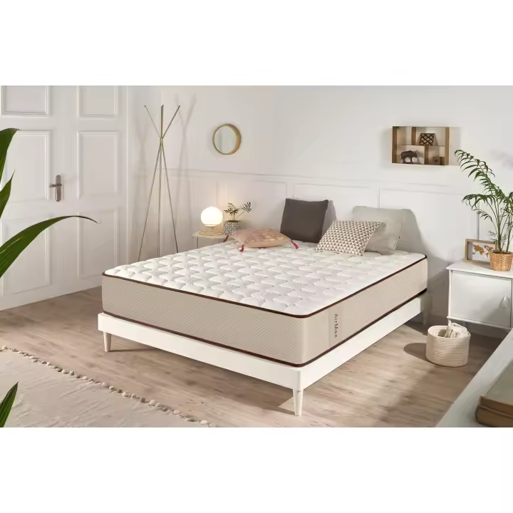Colchón Viscoelástica Air Max -  Ergonómico - Independecia de lechos - Transpirable - 21 CM - Blanco - 80X180 - Moonia - 1