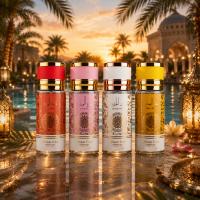 Pack 4 Body Mist Árabes Premium 250ml – Rose Flower, Rose Spirit, Gardenia White y Golden Horizon | Bruma Corporal Oriental para Mujer | Fragancias Florales y Elegantes de Larga Duración - details 0