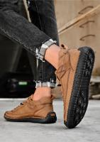 Zapatos De Cuero Para Hombre Hechos a Mano Transpirables Zapatos Casuales Cómodos Para Caminar Sneakers De Marca Lujo Tamaño Grande 38-48 - details 14