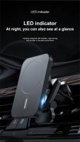Soporte De Teléfono Móvil Para Coche Con Cargador Inalámbrico 100W Y Imán Compatible Con iPhone 14 13 pro Max Soporte De Ventilador Aire Para Carga Rápida - details 9