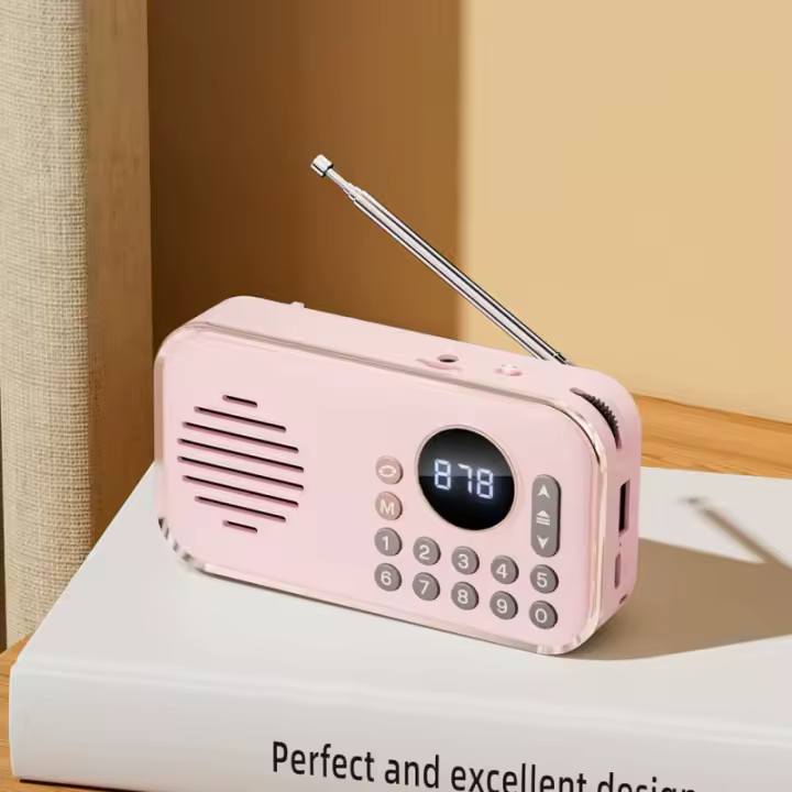 Radio Altavoz Bluetooth Mini Tarjeta U Disco Música Portátil Locutor Walkman Altavoz Bluetooth - 1