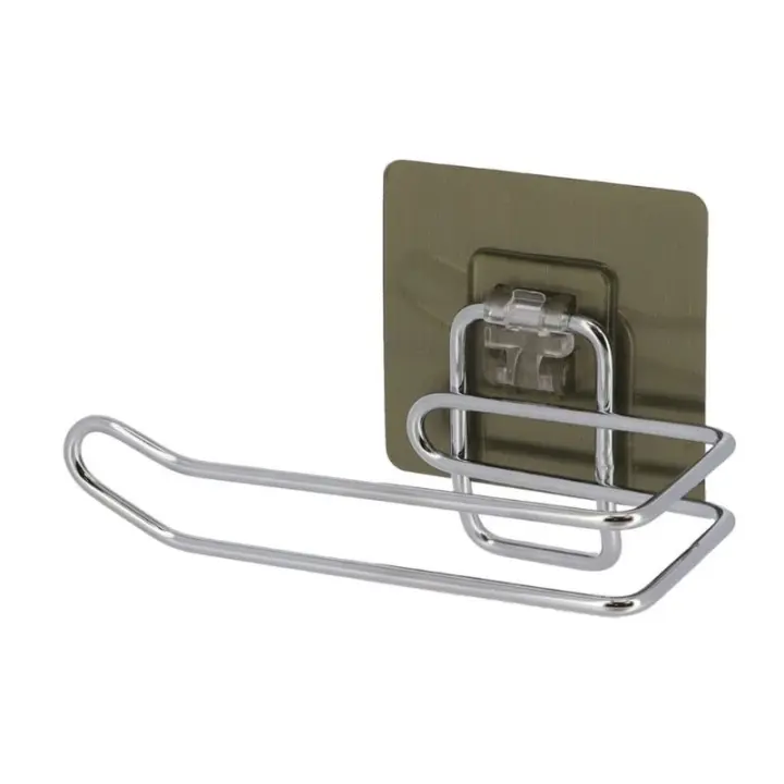 XOCOTŌ® Portarrollos Adhesivo Acero Inox 'EasyCrom', con Tarjeta Adhesiva 3M® Reemplazable, Alta calidad, No Oxida - EASYCROM XOCOTO - 1