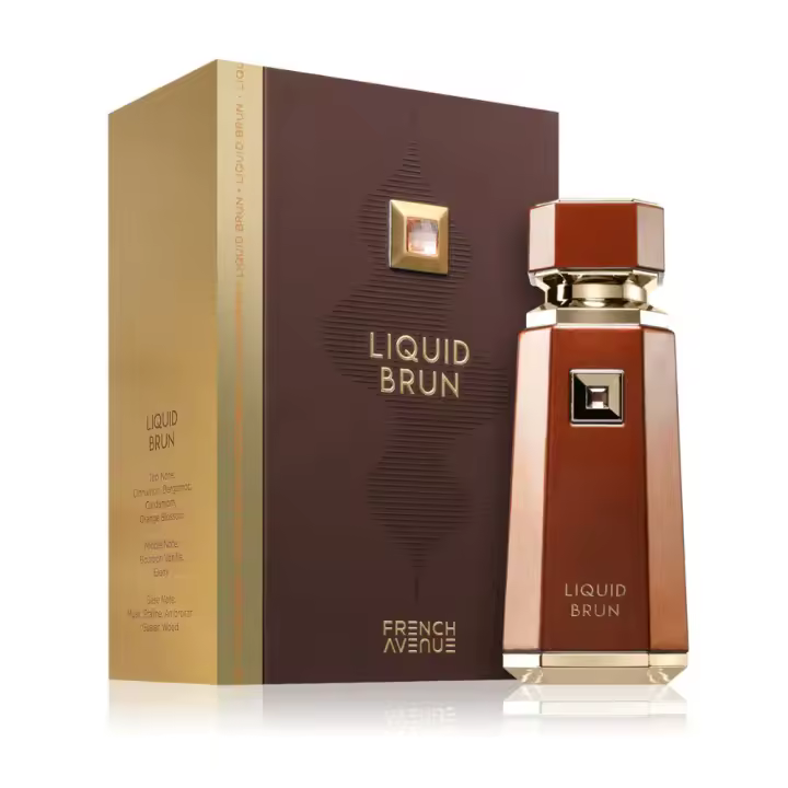 Liquid Brun French Avenue Hombre – Perfume Arabe 100% original Oriental Amaderado de Lujo 100 ml - 1