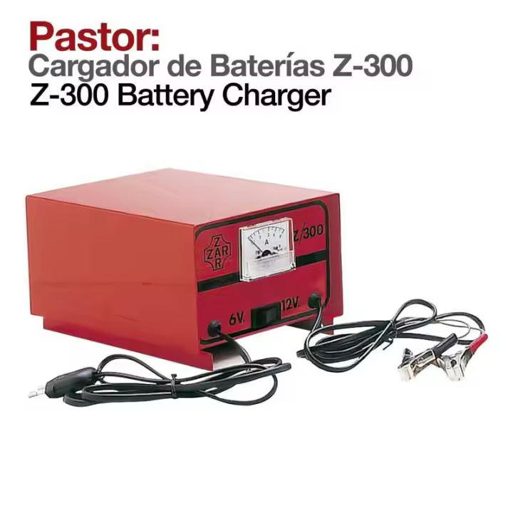 PASTOR: CARGADOR DE BATERÍAS Z-300 - 1
