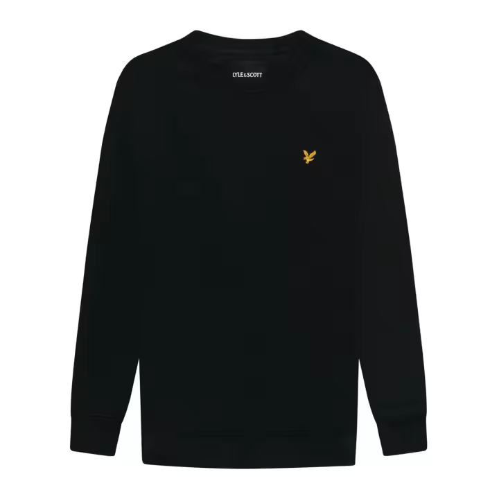 Lyle & Scott Men's Crew Neck Sweatshirt Jet Black - 1