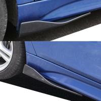 Spoiler De Coche Universal 35/48cm Fibra De Carbono Negro Brillante Protección De Borde Lateral De Parachoques Y Borde Delantero - details 8