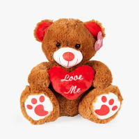 PELUCHE OSO MARRON AMOUR CON CORAZÓN 25CM - details 0