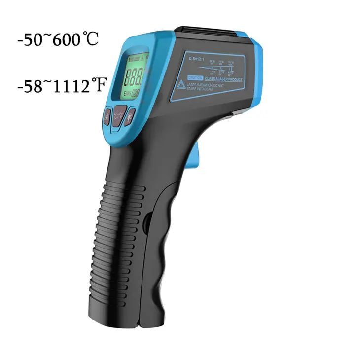 Termómetro Infrarrojo Digital GM320/GM320S/HW600/HW550 LCD Display Termómetro No Contácto -50~600℃ Pyrometro Laser Punto - 1