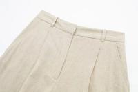 Conjunto Elegante Para Mujer TRAFZA Con Chaleco Y Pantalones Altos Cintura Ajustada Traje De Oficina Sin Mangas V-Neck Talla Regular - details 27