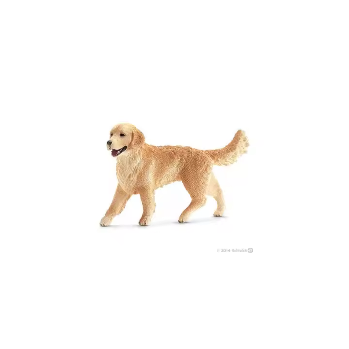 Schleich Golden Retriever Perro de Caza Dorado Hembra - Lord Tweedmouth - Raza Canina - Sociable y Deportista - 1