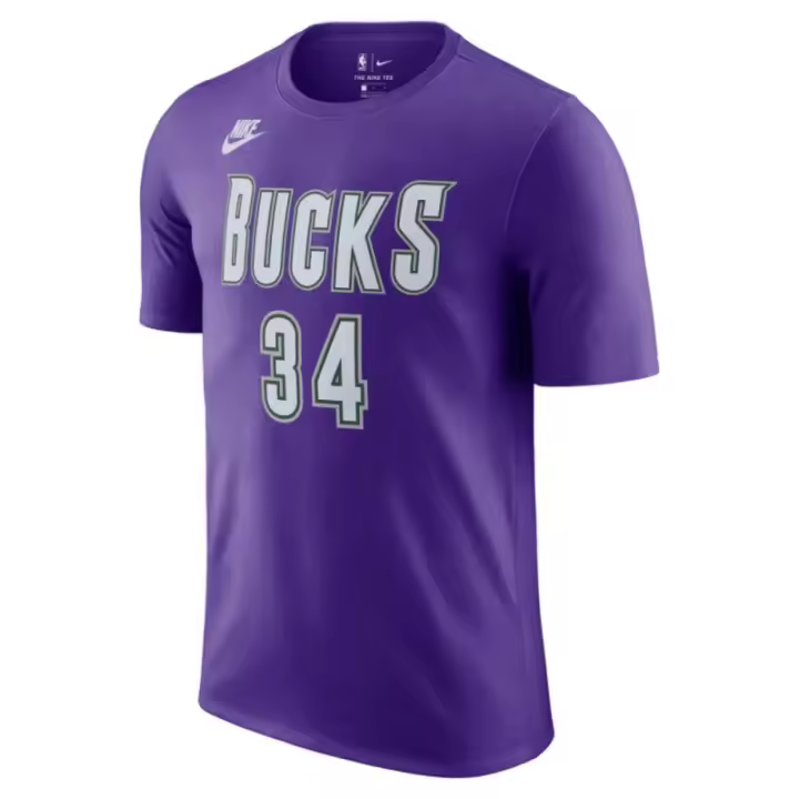 Camiseta Giannis Antetokounmpo Milwaukee Bucks HWC "Name and Number" - 1