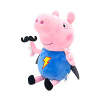 Muñeca De Peluche Peppa Pig 30CM Ropa Nueva Modelo Papá Y Mamá Cerdo Juguetes Para Niños Figura De Anime Cumpleaños Regalo - details 12