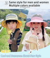 Sombrero De Pescar Para Niños Y Niñas Xinbaoguan 100% Poliéster Con Gran Alas Protección Solar Transpirable Para Verano - details 7